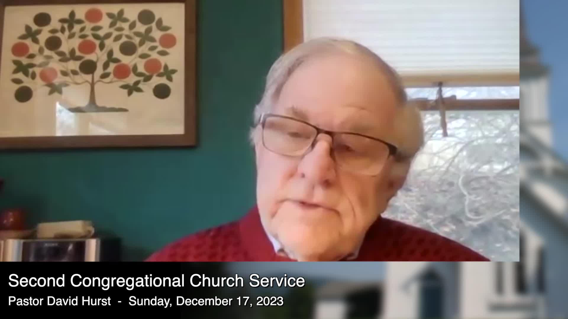 Second Congregational Church Service 12.17.23