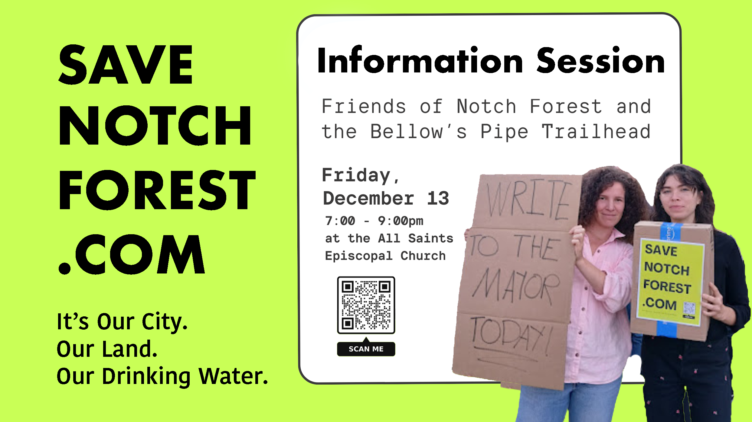 Save Notch Forest Informational Meeting 12.13.24