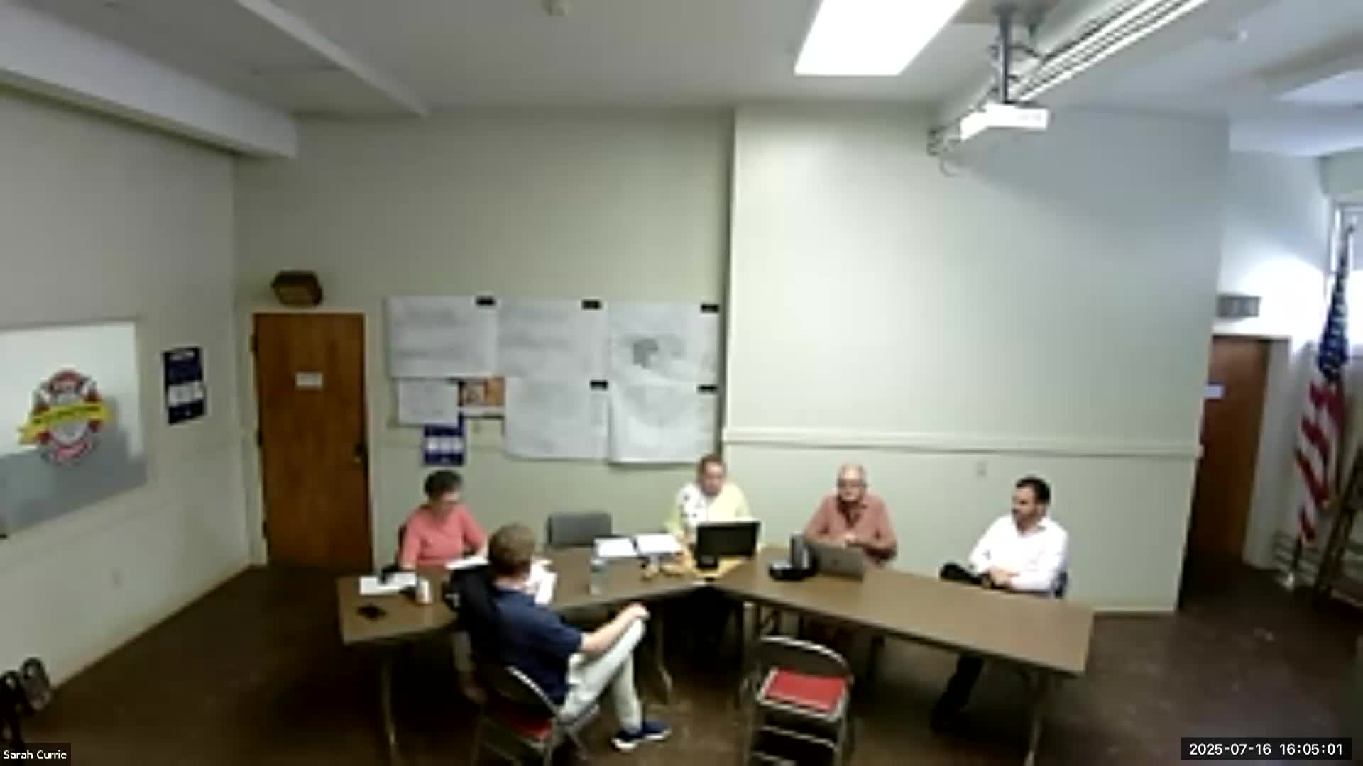 Williamstown Fire District Finance Committee Meeting – 7.16.25