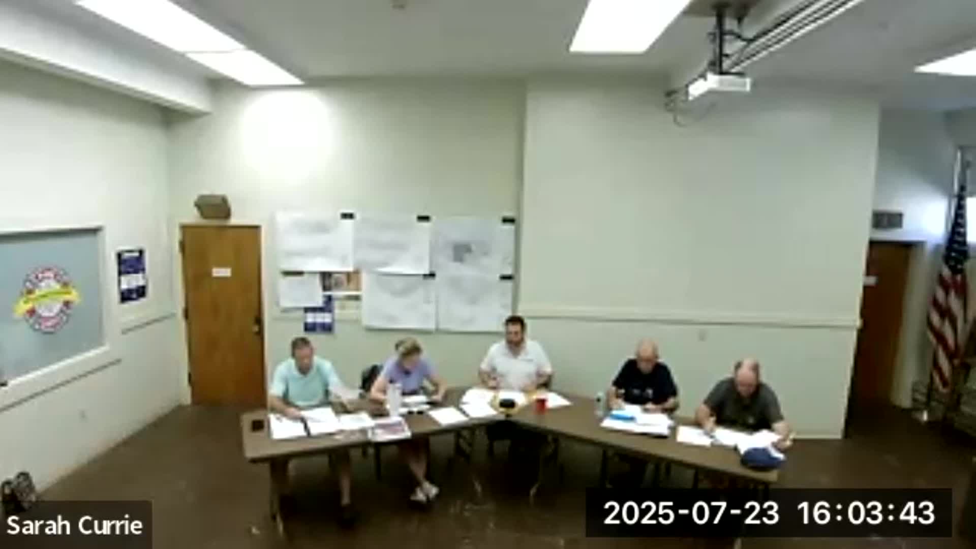 Williamstown Fire District Prudential Committee Meeting – 7.23.25