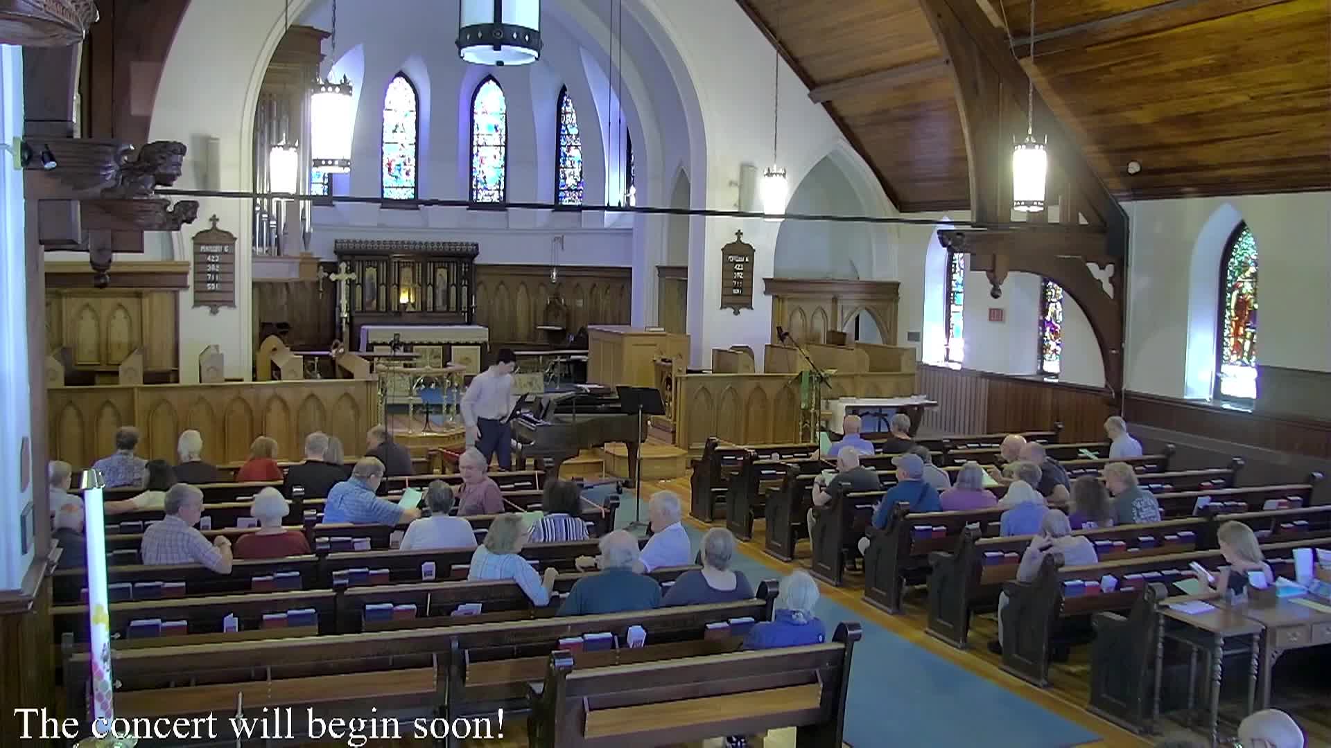 Saint John’s Episcopal Church Noontime Concerts – Thomas Vukik, Ronald Deng, Benjamin Wien.