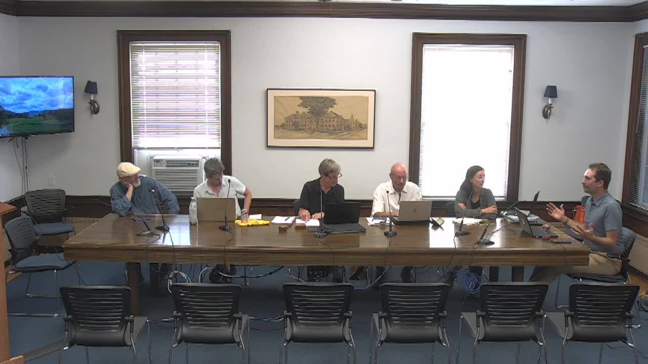 Planning Board Meeting – 8.12.25