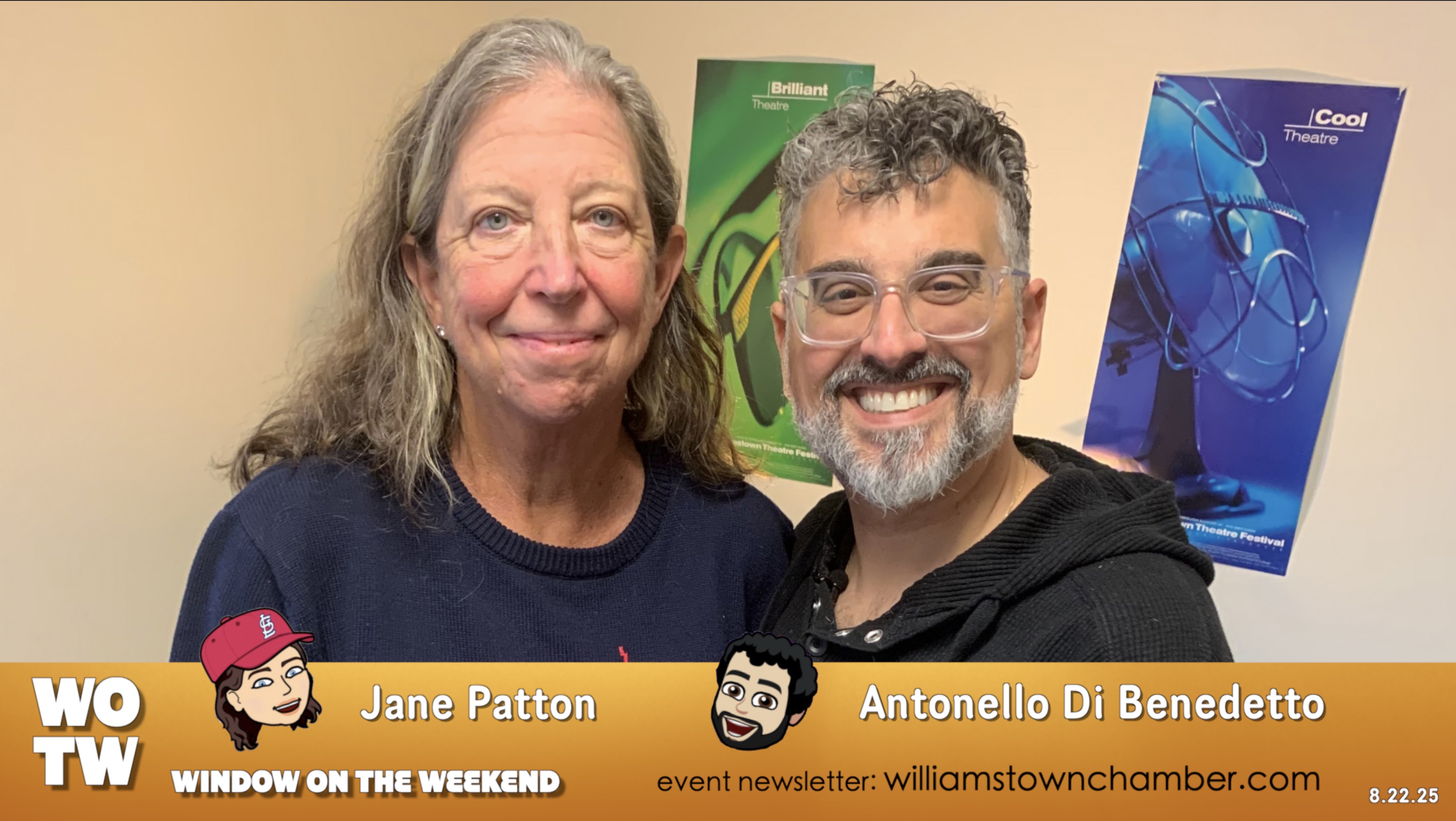 Window on the Weekend with Antonello and Jane 8.22.25
