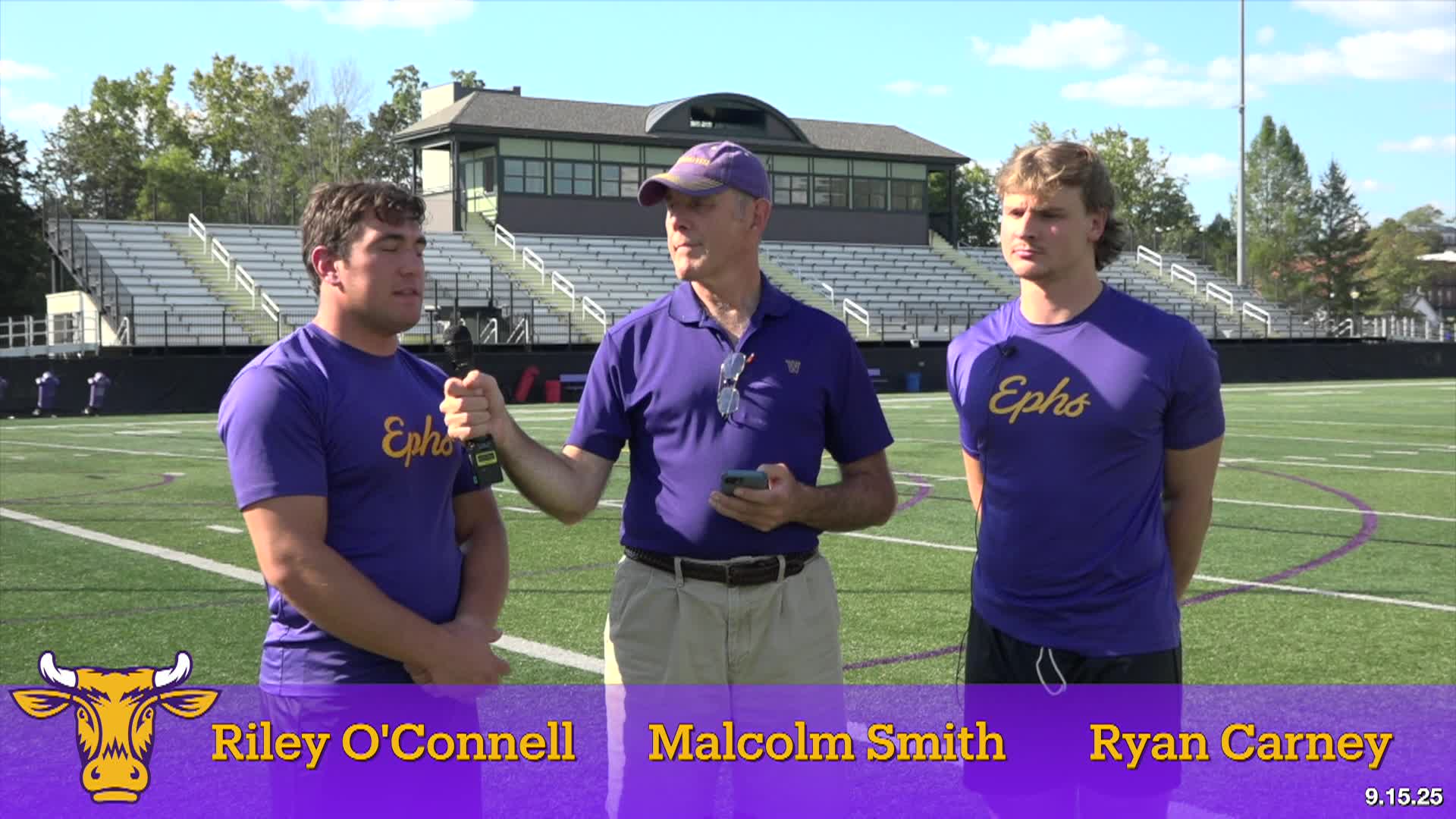 Williams College Football Show 9.15.25
