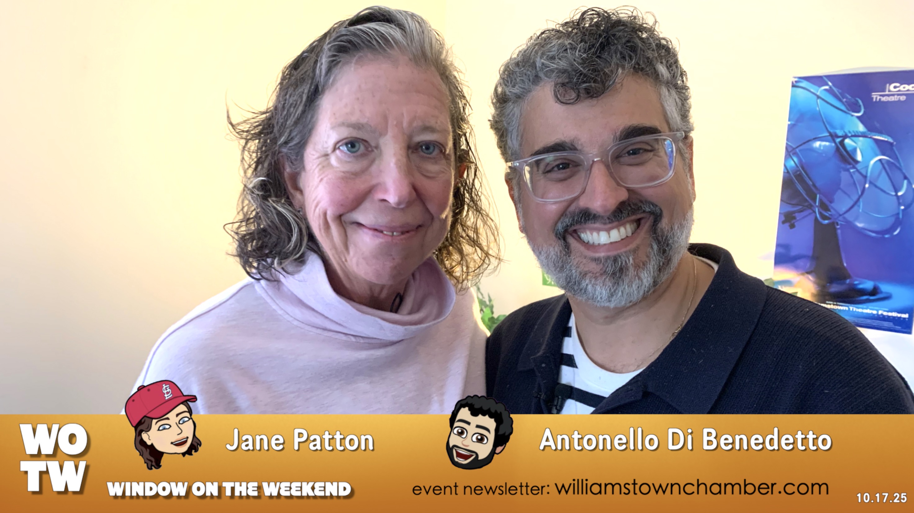 Window on the Weekend with Antonello and Jane 10.17.25