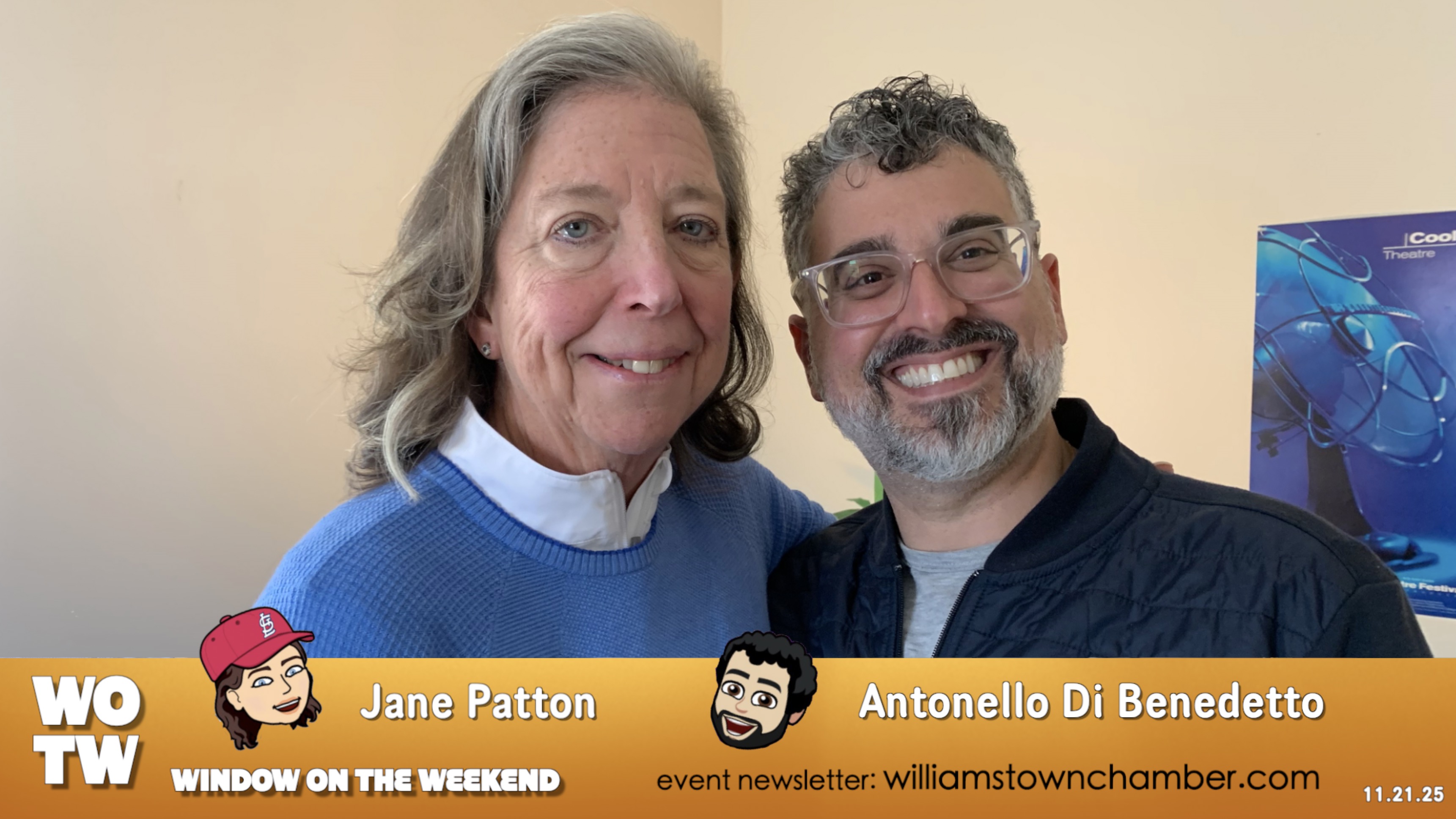 Window on the Weekend with Antonello and Jane 11.21.25