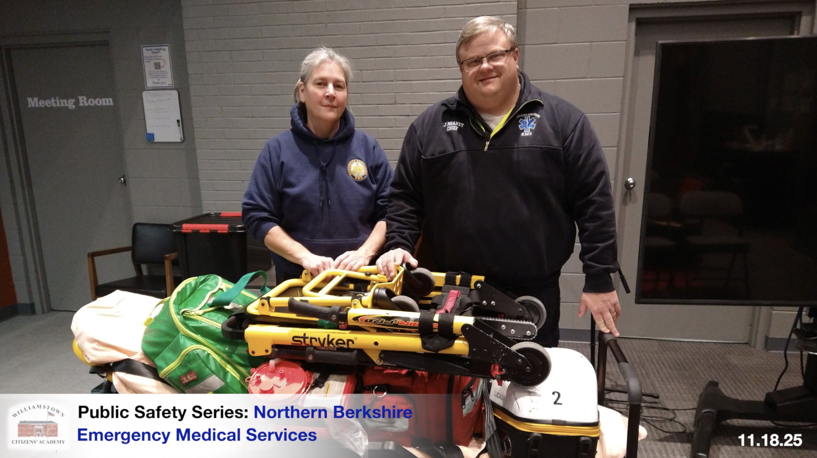 Citizens Academy – Public Safety Series – Meet Northern Berkshire Emergency Medical Services