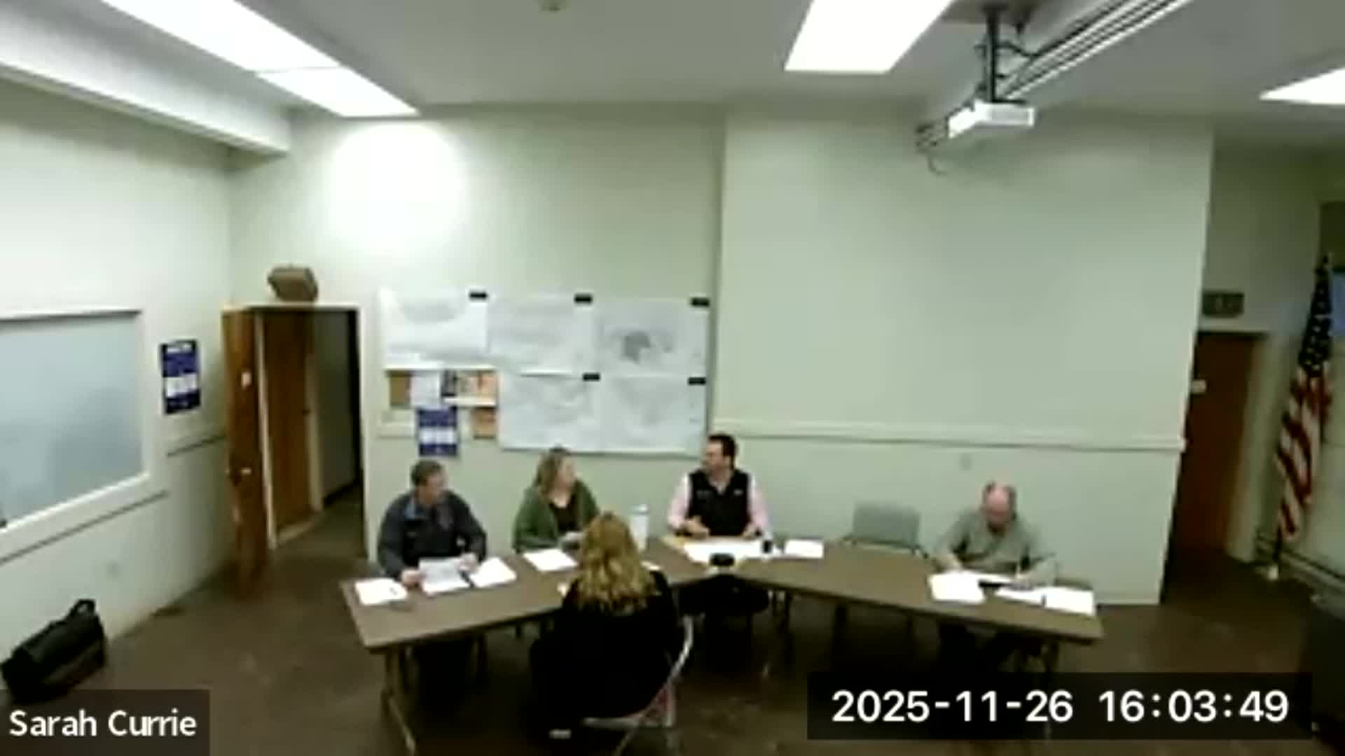 Williamstown Fire District Prudential Committee Meeting – 11.26.25