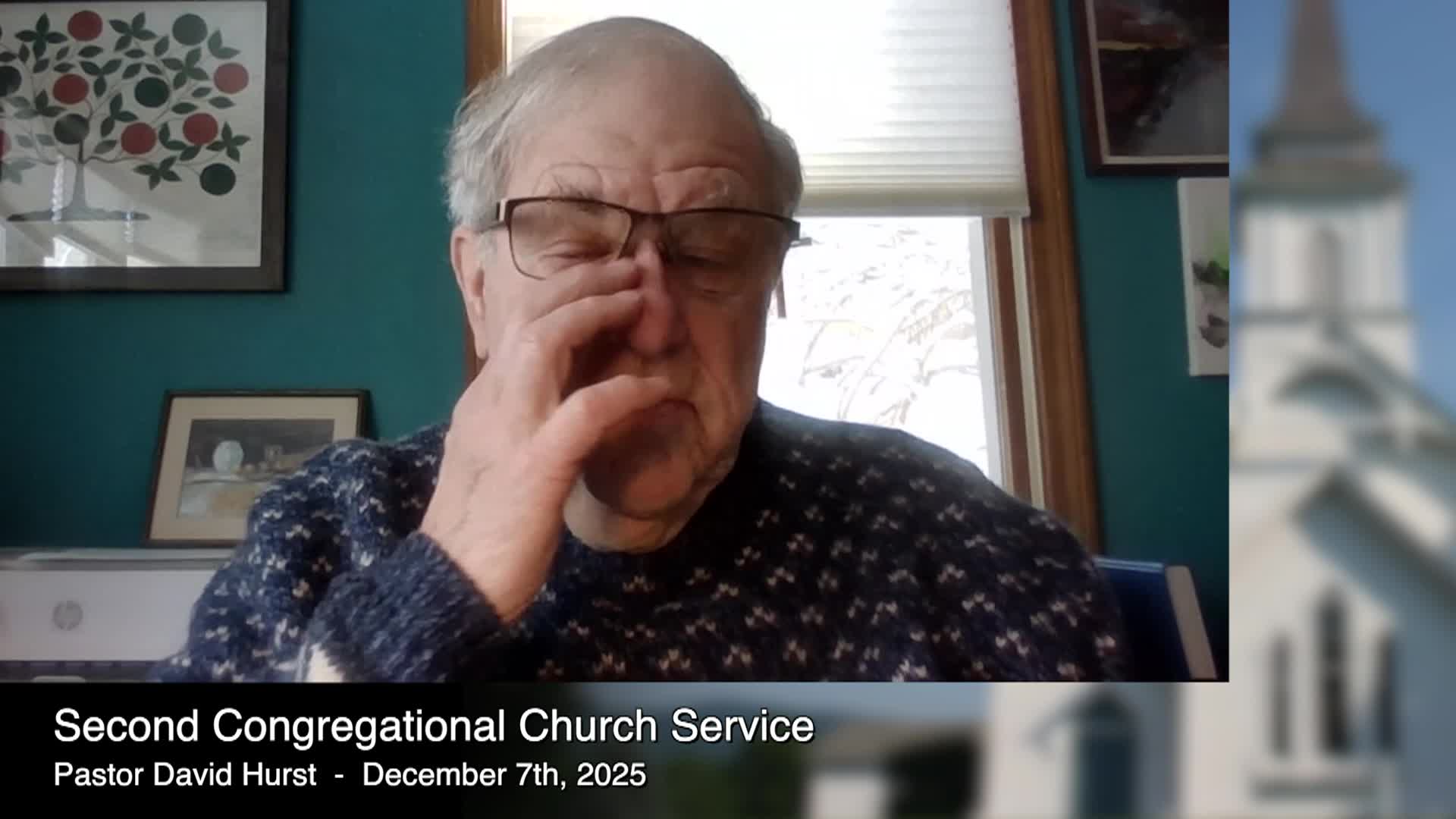 Second Congregational Church Service 12.7.25