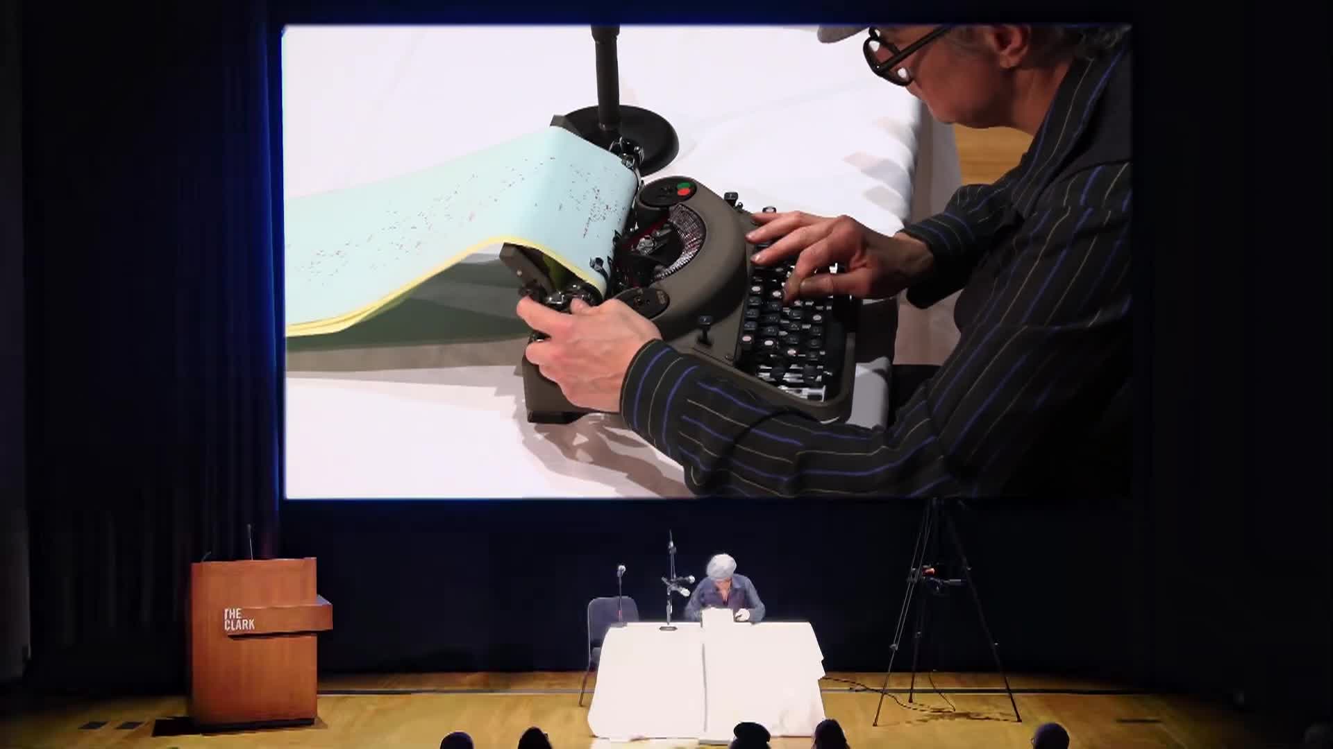 The Clark – Raffaella della Olga, Typescripts Opening Lecture and Performance