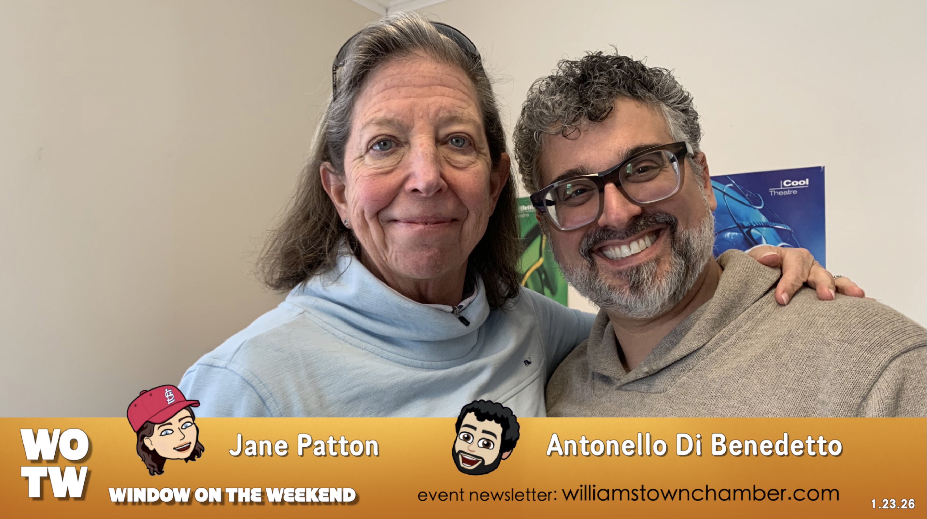 Window on the Weekend with Antonello and Jane 1.23.26