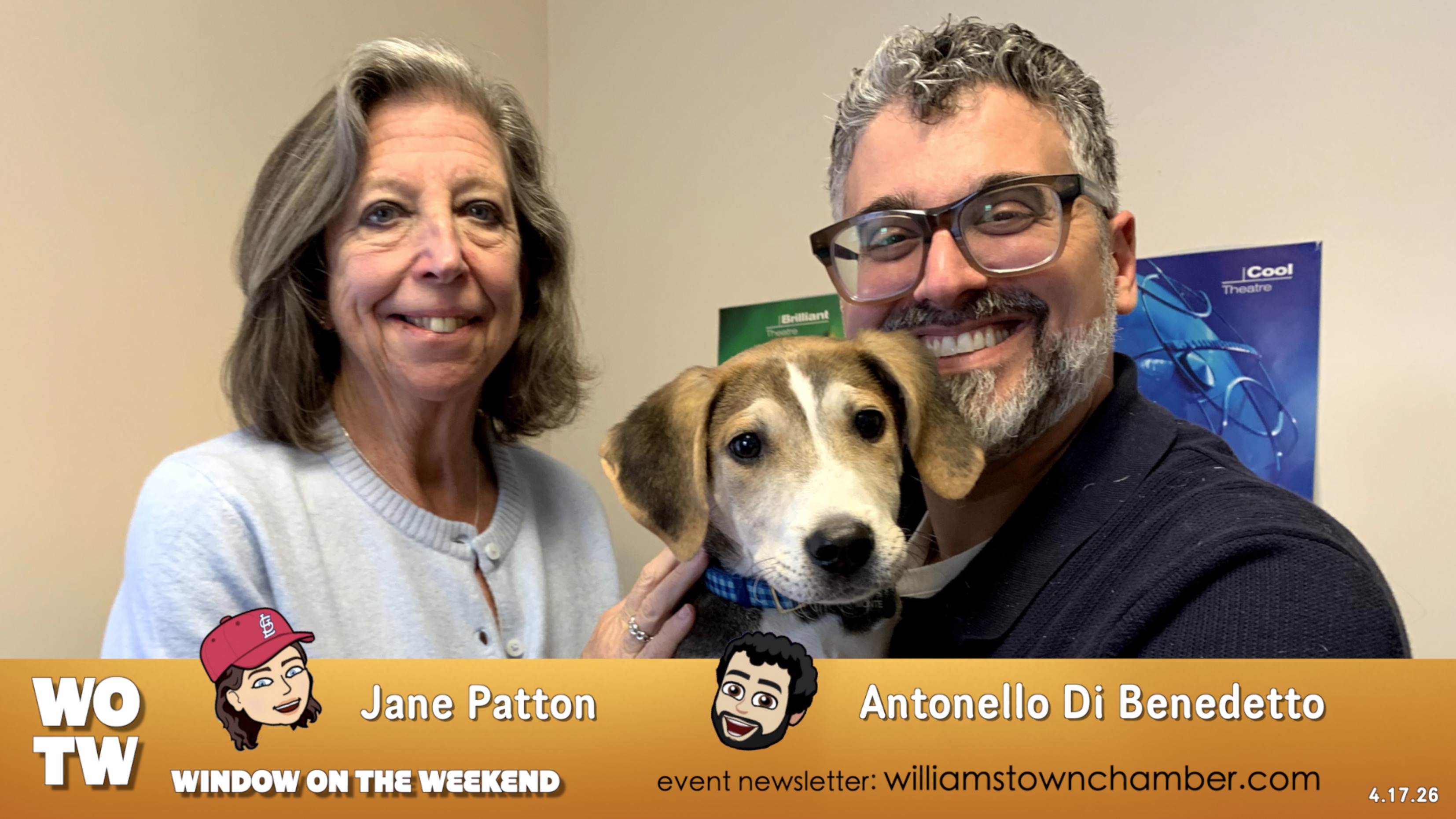 Window on the Weekend with Antonello and Jane 4.17.26