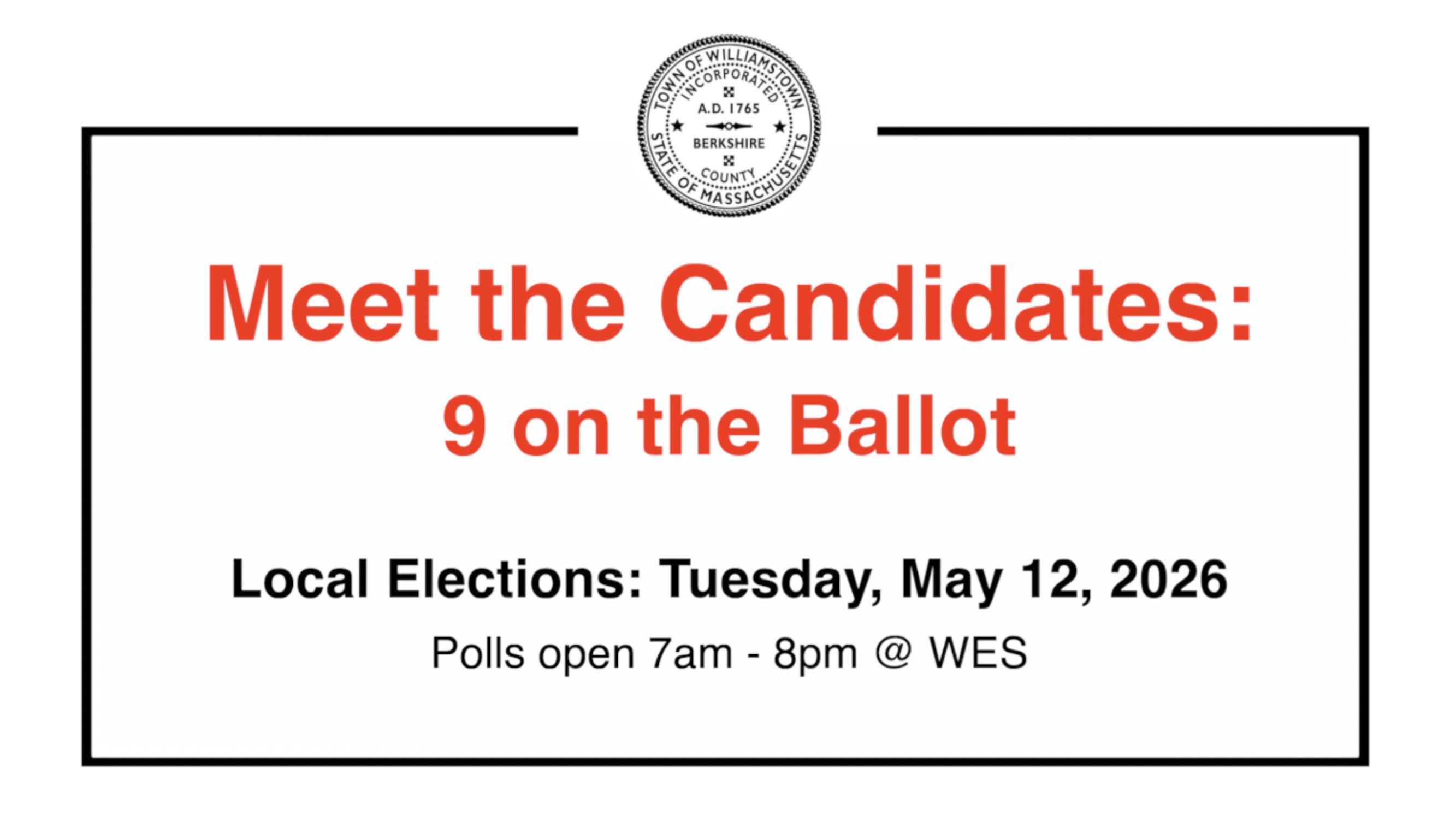 Meet the Candidates – 9 on the Ballot