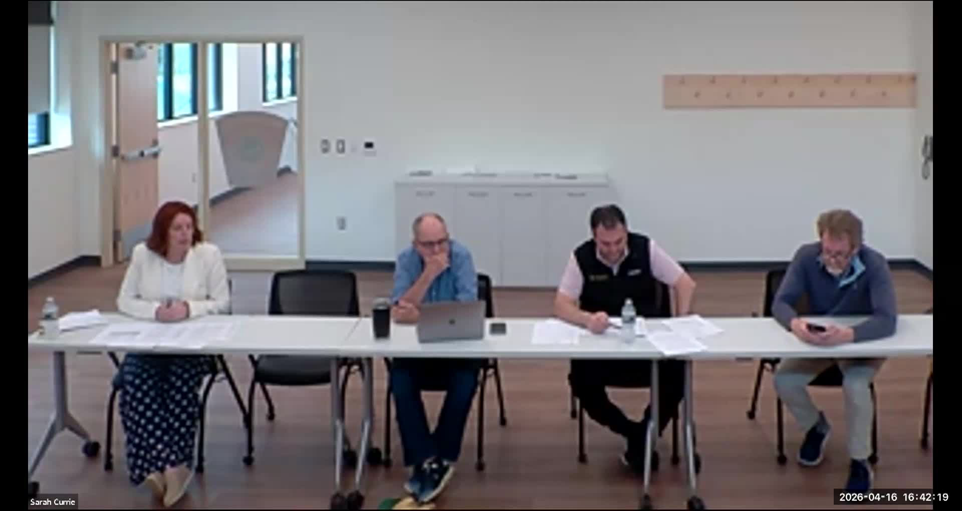 Williamstown Fire District Finance Committee Meeting – 4.16.26
