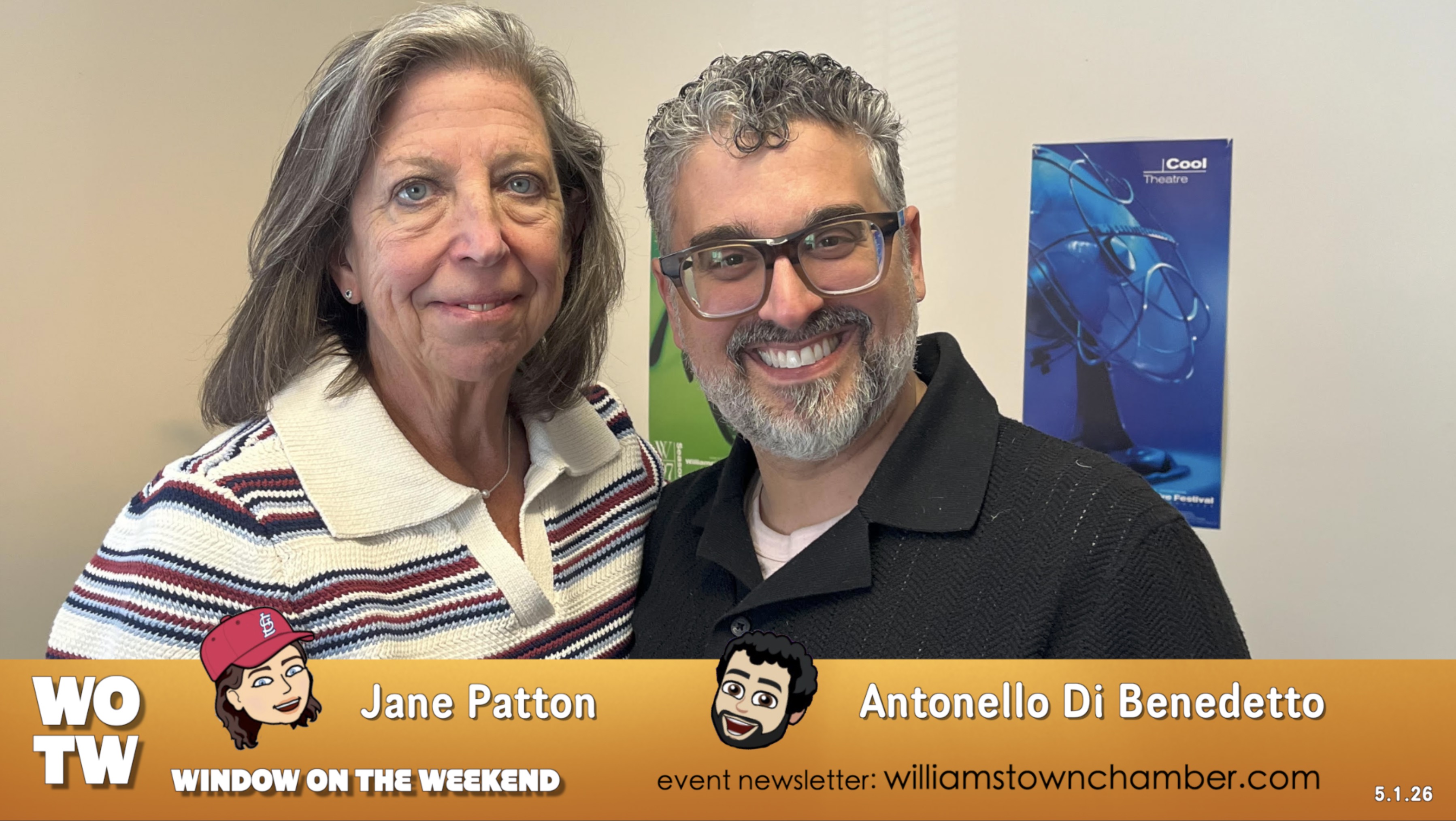 Window on the Weekend with Antonello and Jane 5.1.26
