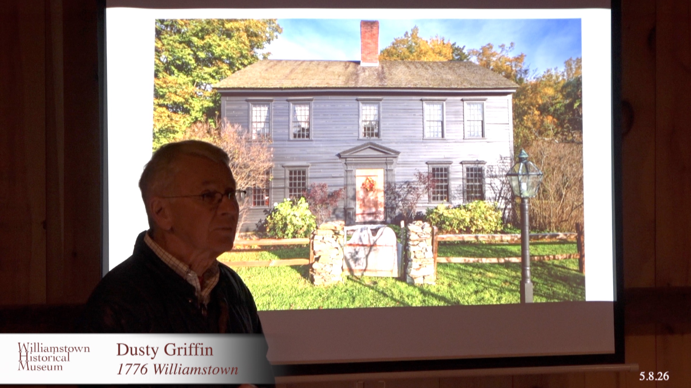 Williamstown Historical Museum – Williamstown 1776 with Dusty Griffin