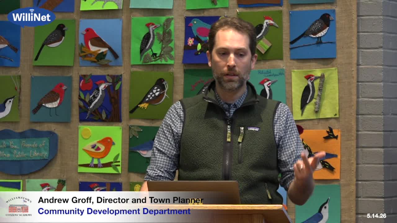 Citizens Academy – The Community Development Department with Director Andrew Groff