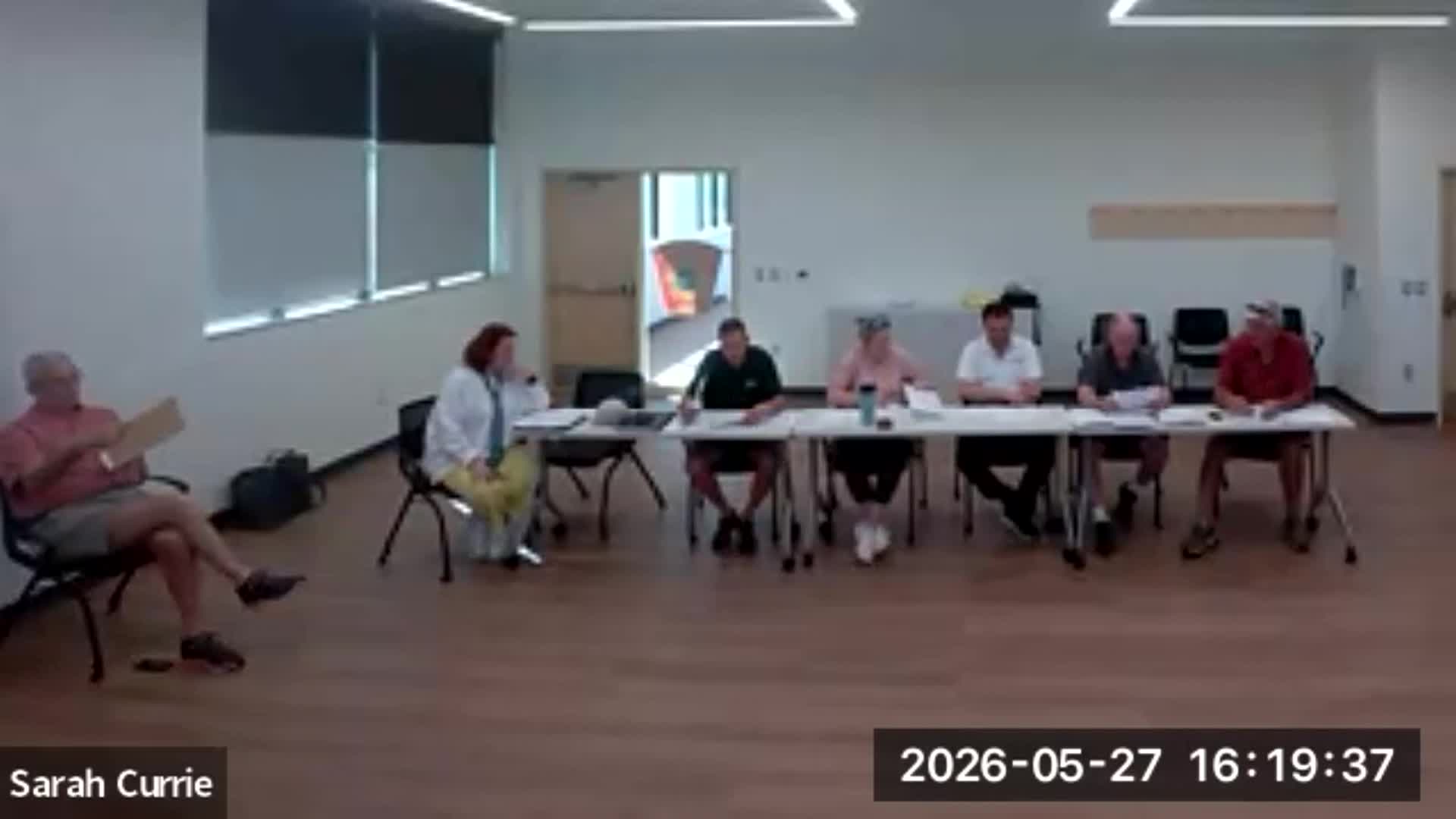 Williamstown Fire District Prudential Committee Meeting – 5.27.26