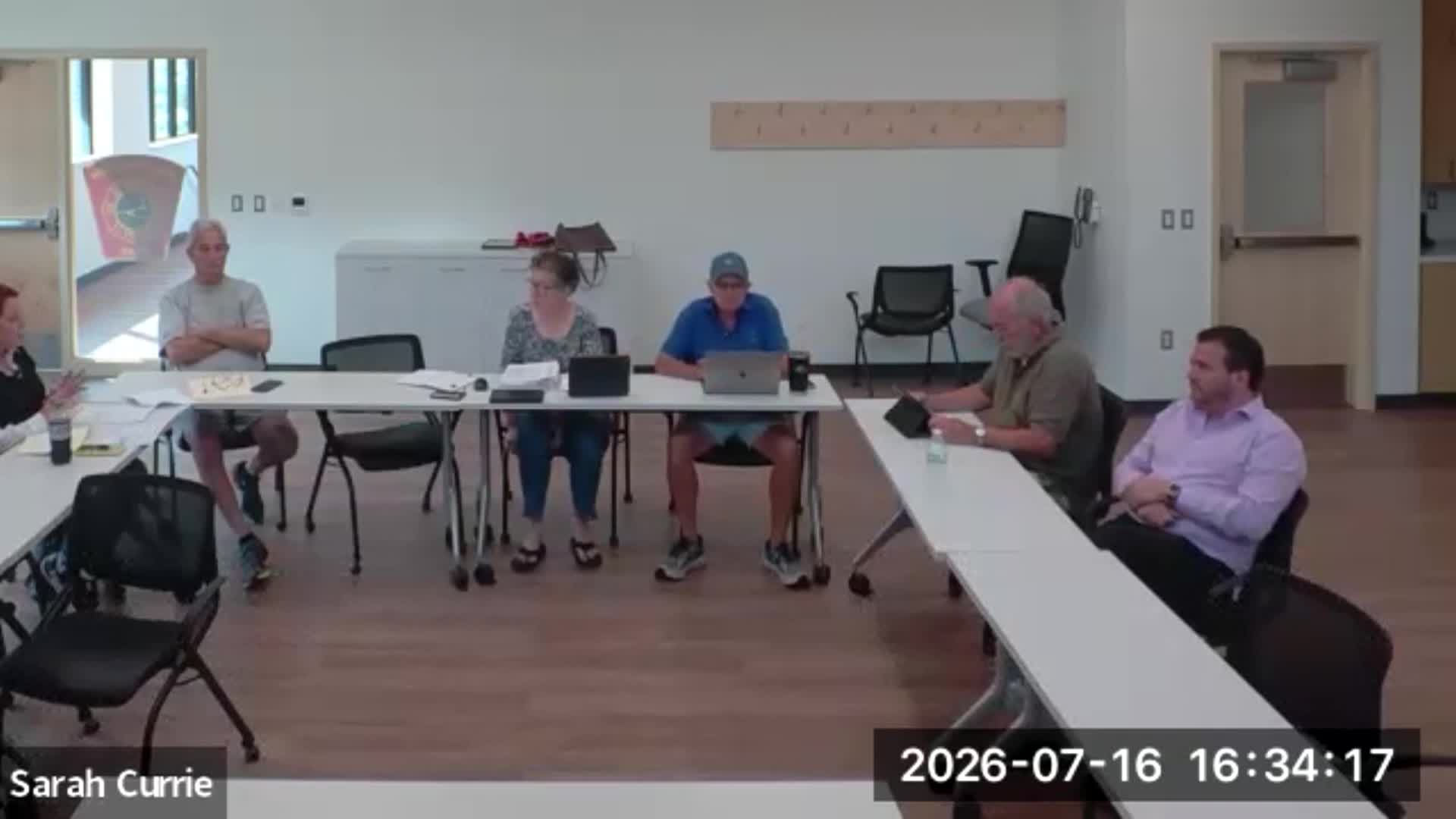 Williamstown Fire District Finance Committee Meeting – 7.16.26