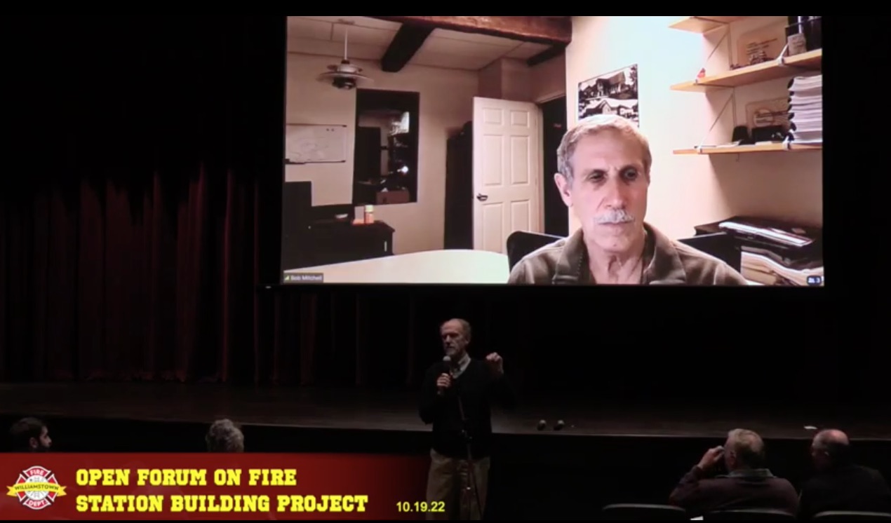 Williamstown Fire District Open Forum on Fire Station Building Project – 10.19.22